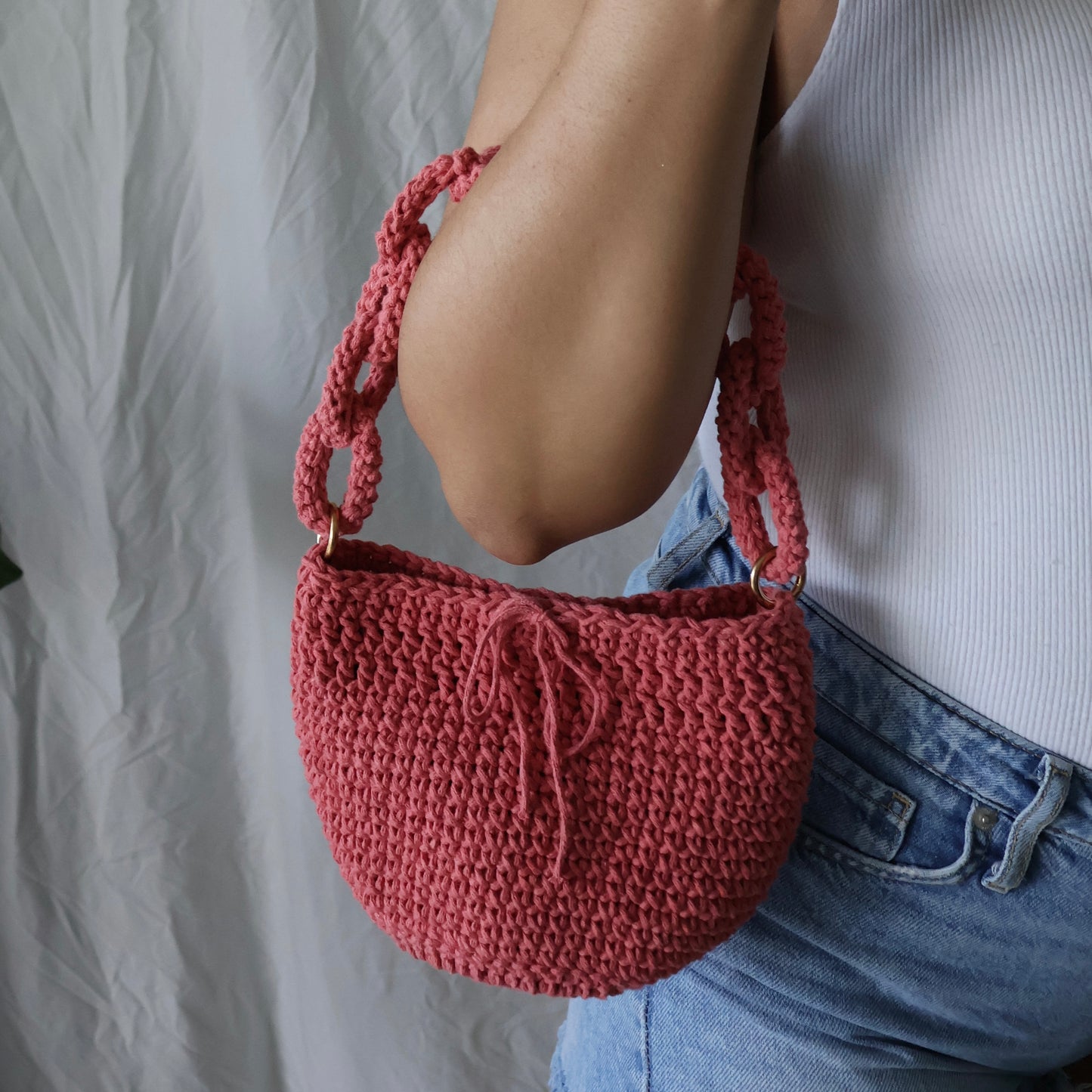 Kaydee Crochet Bucket Bag
