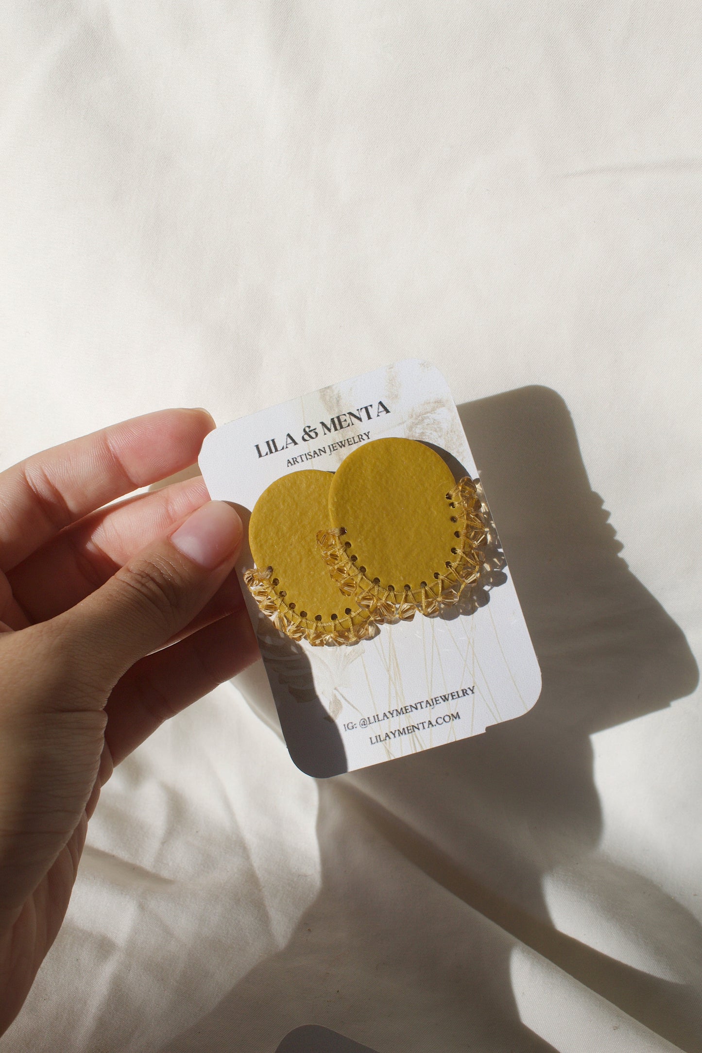 Cirilla Earrings- Mustard