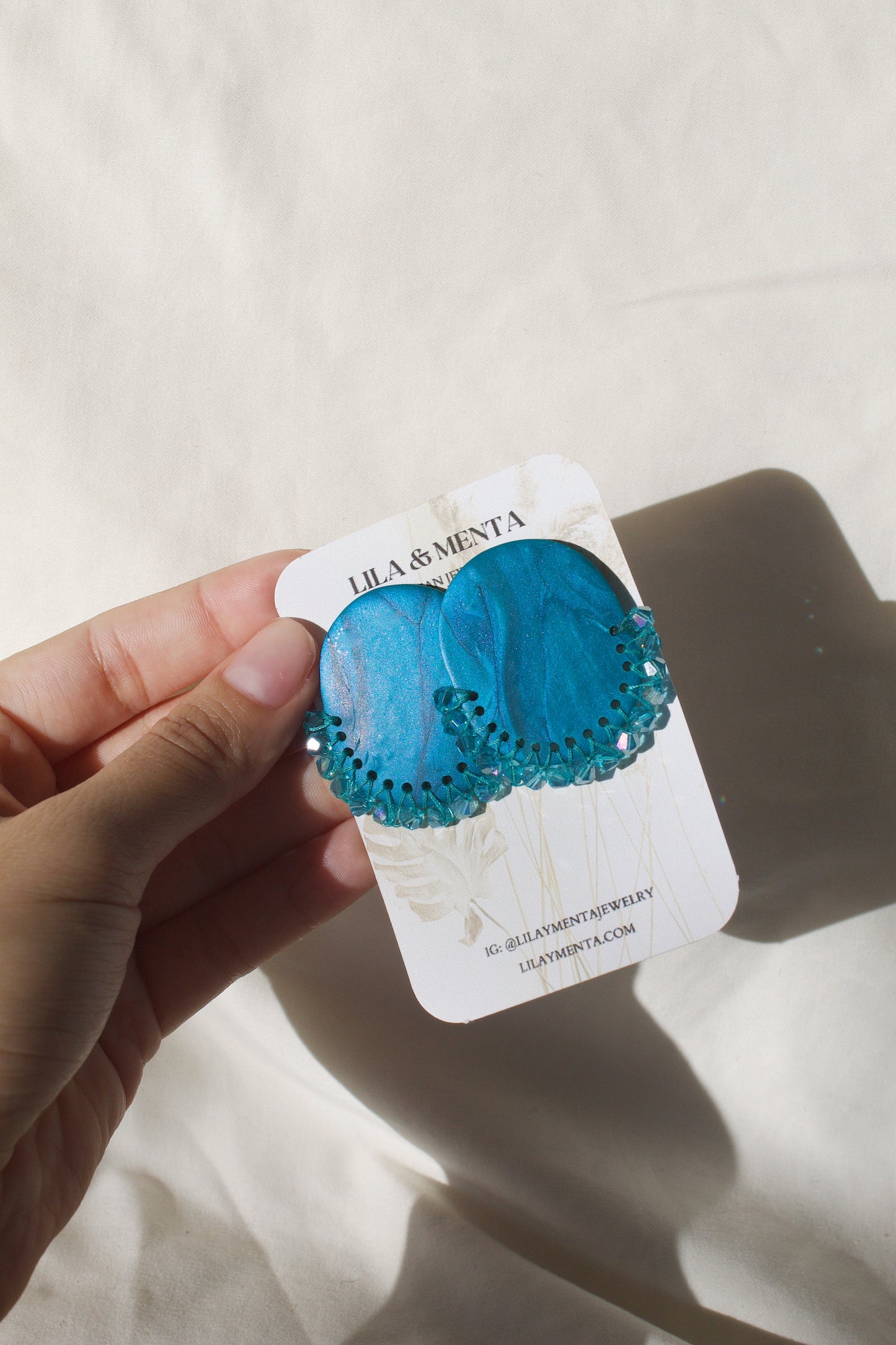 Cirilla Earrings- Peacock