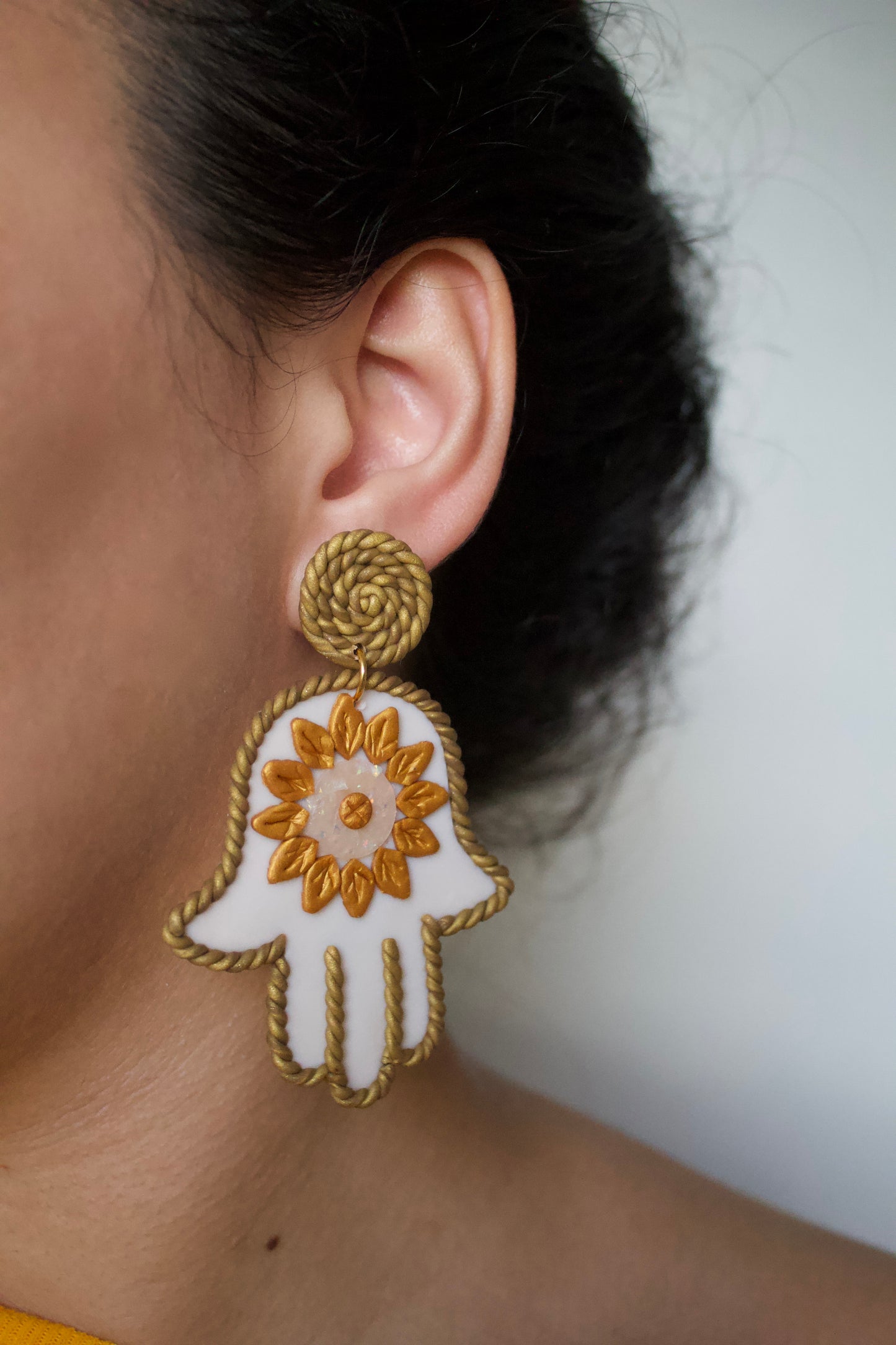 Hamsa Earring