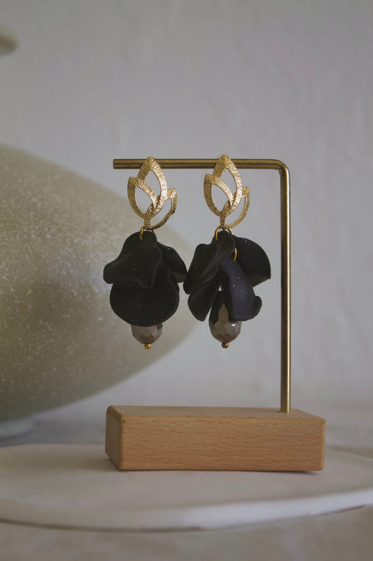 Clabel Earrings (Black)